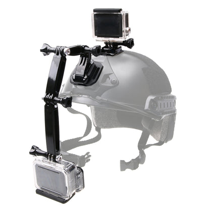 หมวกกันน็อคชุดติดตั้งด้านหน้าสำหรับ GoPro Hero11 Black / HERO10 Black / 9 Black / 8 Black / 7 / 6 / 5 / 5 เซสชัน / 4 เซสชัน / 4 / 3 + / 3 / 2 / 1, DJI Osmo Action และกล้องแอ็คชั่นอื่น ๆ, Mount Bundle Set