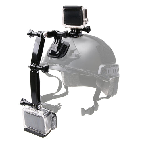 หมวกกันน็อคชุดติดตั้งด้านหน้าสำหรับ GoPro Hero11 Black / HERO10 Black / 9 Black / 8 Black / 7 / 6 / 5 / 5 เซสชัน / 4 เซสชัน / 4 / 3 + / 3 / 2 / 1, DJI Osmo Action และกล้องแอ็คชั่นอื่น ๆ, Mount Bundle Set