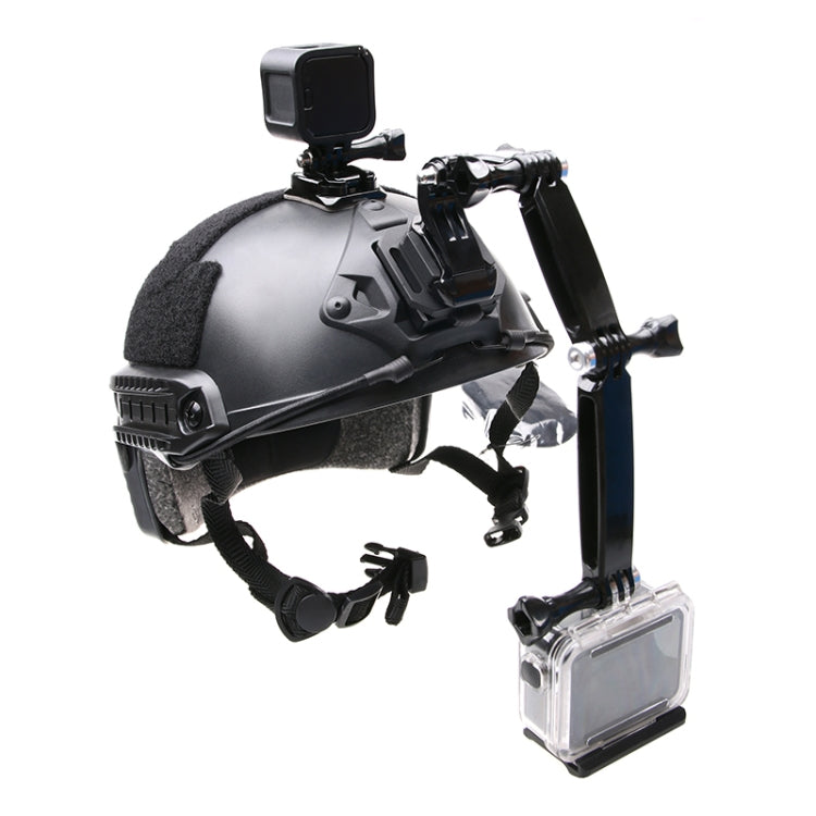 หมวกกันน็อคชุดติดตั้งด้านหน้าสำหรับ GoPro Hero11 Black / HERO10 Black / 9 Black / 8 Black / 7 / 6 / 5 / 5 เซสชัน / 4 เซสชัน / 4 / 3 + / 3 / 2 / 1, DJI Osmo Action และกล้องแอ็คชั่นอื่น ๆ, Mount Bundle Set