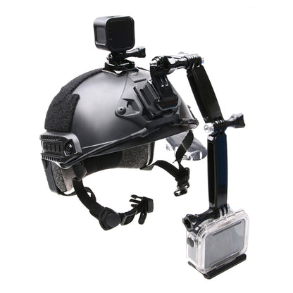หมวกกันน็อคชุดติดตั้งด้านหน้าสำหรับ GoPro Hero11 Black / HERO10 Black / 9 Black / 8 Black / 7 / 6 / 5 / 5 เซสชัน / 4 เซสชัน / 4 / 3 + / 3 / 2 / 1, DJI Osmo Action และกล้องแอ็คชั่นอื่น ๆ, Mount Bundle Set