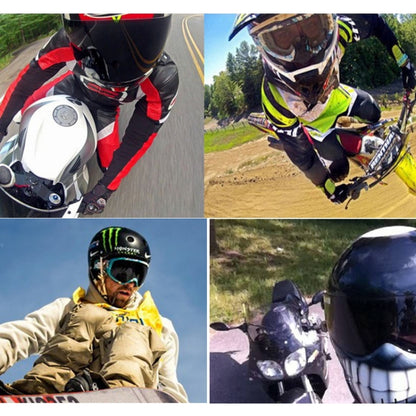 หมวกกันน็อคชุดติดตั้งด้านหน้าสำหรับ GoPro Hero11 Black / HERO10 Black / 9 Black / 8 Black / 7 / 6 / 5 / 5 เซสชัน / 4 เซสชัน / 4 / 3 + / 3 / 2 / 1, DJI Osmo Action และกล้องแอ็คชั่นอื่น ๆ, Mount Bundle Set