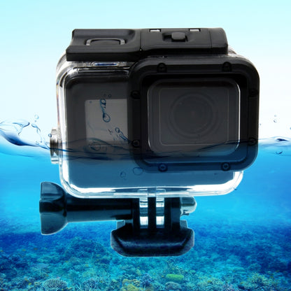 สำหรับ GoPro HERO6 / 5 เคสกันน้ำ 30 ม. ฝาครอบด้านหลังกลวงพร้อมหัวเข็มขัดและสกรูพื้นฐานไม่จำเป็นต้องถอดเลนส์ (GP413), Housing Case+ Back cover