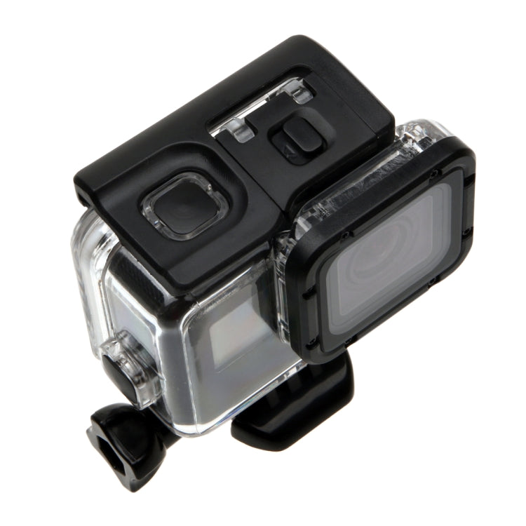 สำหรับ GoPro HERO6 / 5 เคสกันน้ำ 30 ม. ฝาครอบด้านหลังกลวงพร้อมหัวเข็มขัดและสกรูพื้นฐานไม่จำเป็นต้องถอดเลนส์ (GP413), Housing Case+ Back cover