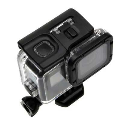 สำหรับ GoPro HERO6 / 5 เคสกันน้ำ 30 ม. ฝาครอบด้านหลังกลวงพร้อมหัวเข็มขัดและสกรูพื้นฐานไม่จำเป็นต้องถอดเลนส์ (GP413), Housing Case+ Back cover
