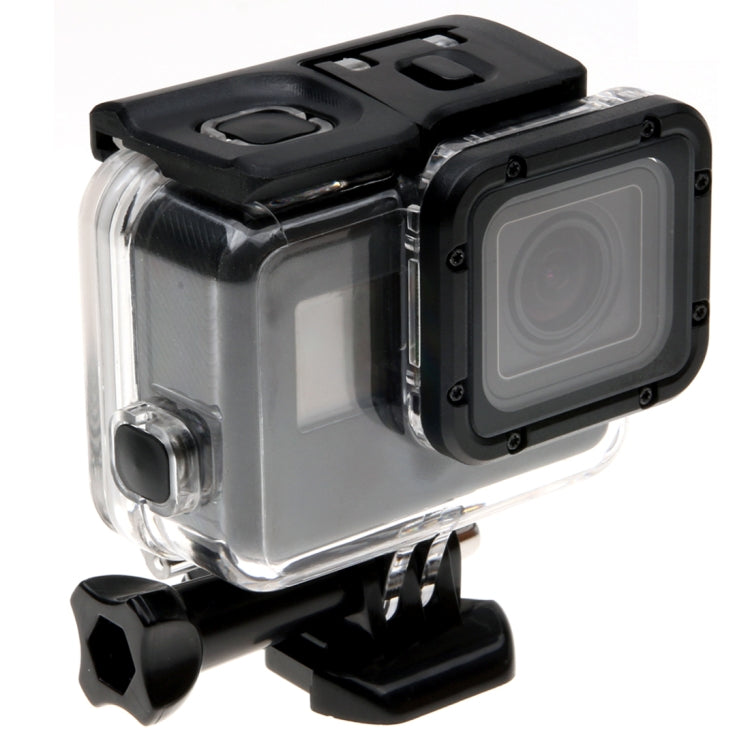 สำหรับ GoPro HERO6 / 5 เคสป้องกันโครงกระดูก + ฝาครอบด้านหลังกลวงพร้อมหัวเข็มขัดและสกรูพื้นฐานไม่จำเป็นต้องถอดเลนส์ออก, Hollow Back Cover