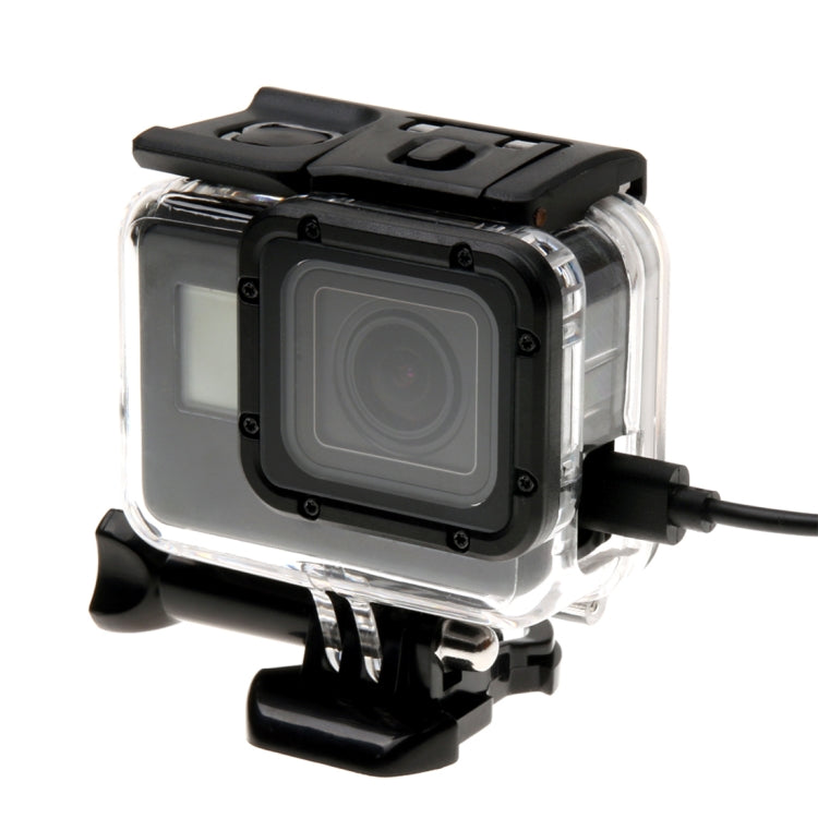 สำหรับ GoPro HERO6 / 5 เคสป้องกันโครงกระดูก + ฝาครอบด้านหลังกลวงพร้อมหัวเข็มขัดและสกรูพื้นฐานไม่จำเป็นต้องถอดเลนส์ออก, Hollow Back Cover