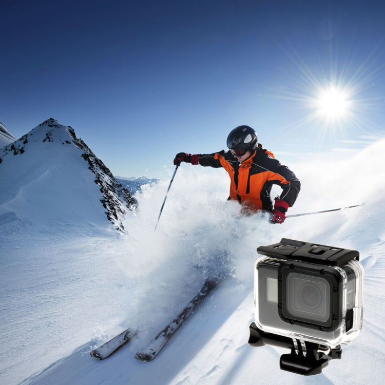 สำหรับ GoPro HERO6 / 5 เคสป้องกันโครงกระดูก + ฝาครอบด้านหลังกลวงพร้อมหัวเข็มขัดและสกรูพื้นฐานไม่จำเป็นต้องถอดเลนส์ออก, Hollow Back Cover