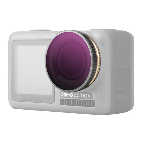 Sunnylife OA-FI172 ND4/PL ฟิลเตอร์เลนส์แบบปรับได้สำหรับ DJI OSMO ACTION, OA-FI172 ND4/PL