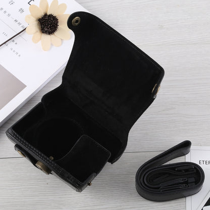 กระเป๋าหนัง PU สำหรับกล้องตัวเต็มพร้อมสายคล้องสำหรับ Canon G16, For G16