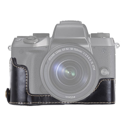 1/4 นิ้วด้ายหนัง PU กล้อง ฐานครึ่งเคสสำหรับ Canon EOS M5, For Canon M5