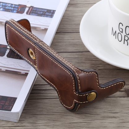 1/4 นิ้วด้ายหนัง PU กล้อง ฐานครึ่งเคสสำหรับ Canon EOS M5, For Canon M5