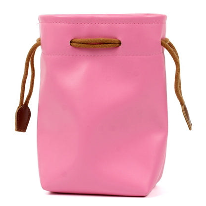 Universal Vintage PU Leather Bundle Pocket Case Bag สำหรับกล้องมินิโพลารอยด์และกล้องดิจิตอลที่ไม่มีเลนส์พร้อมเชือก ขนาด: 19.5 ซม. x 11.5 ซม. x 7.5 ซม.
