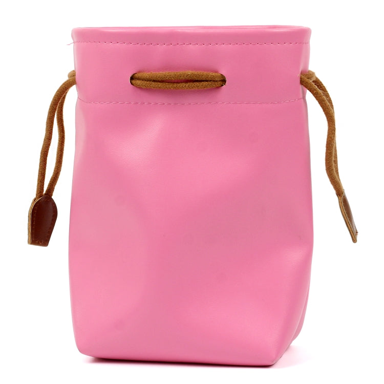 Universal Vintage PU Leather Bundle Pocket Case Bag สำหรับกล้องมินิโพลารอยด์และกล้องดิจิตอลที่ไม่มีเลนส์พร้อมเชือก ขนาด: 19.5 ซม. x 11.5 ซม. x 7.5 ซม.