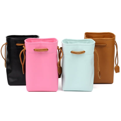 Universal Vintage PU Leather Bundle Pocket Case Bag สำหรับกล้องมินิโพลารอยด์และกล้องดิจิตอลที่ไม่มีเลนส์พร้อมเชือก ขนาด: 19.5 ซม. x 11.5 ซม. x 7.5 ซม.