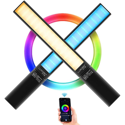 LUXCeO P6 RGB สีสัน Photo LED Stick Video Light APP มือถือควบคุมสี LED เติมแสง, P6