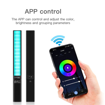 LUXCeO P6 RGB สีสัน Photo LED Stick Video Light APP มือถือควบคุมสี LED เติมแสง, P6