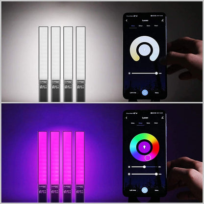 LUXCeO P6 RGB สีสัน Photo LED Stick Video Light APP มือถือควบคุมสี LED เติมแสง, P6