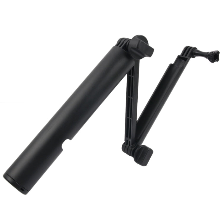 Monopod 3 ทาง + ไม้เซลฟี่แบบเมจิกเมาท์สำหรับ GoPro Hero11 Black / HERO10 Black / HERO9 Black / HERO8 / HERO7 / 6/5/5 เซสชัน / 4 เซสชัน / 4/3+ / 3/2/1, Insta360 ONE R, DJIOsmo Action และกล้องแอคชั่นอื่นๆ ความยาว: 24.5-63 ซม, Length: 24.5-63cm(Black)