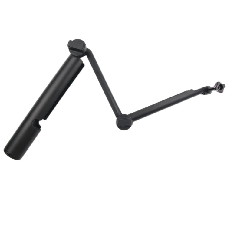 Monopod 3 ทาง + ไม้เซลฟี่แบบเมจิกเมาท์สำหรับ GoPro Hero11 Black / HERO10 Black / HERO9 Black / HERO8 / HERO7 / 6/5/5 เซสชัน / 4 เซสชัน / 4/3+ / 3/2/1, Insta360 ONE R, DJIOsmo Action และกล้องแอคชั่นอื่นๆ ความยาว: 24.5-63 ซม, Length: 24.5-63cm(Black)