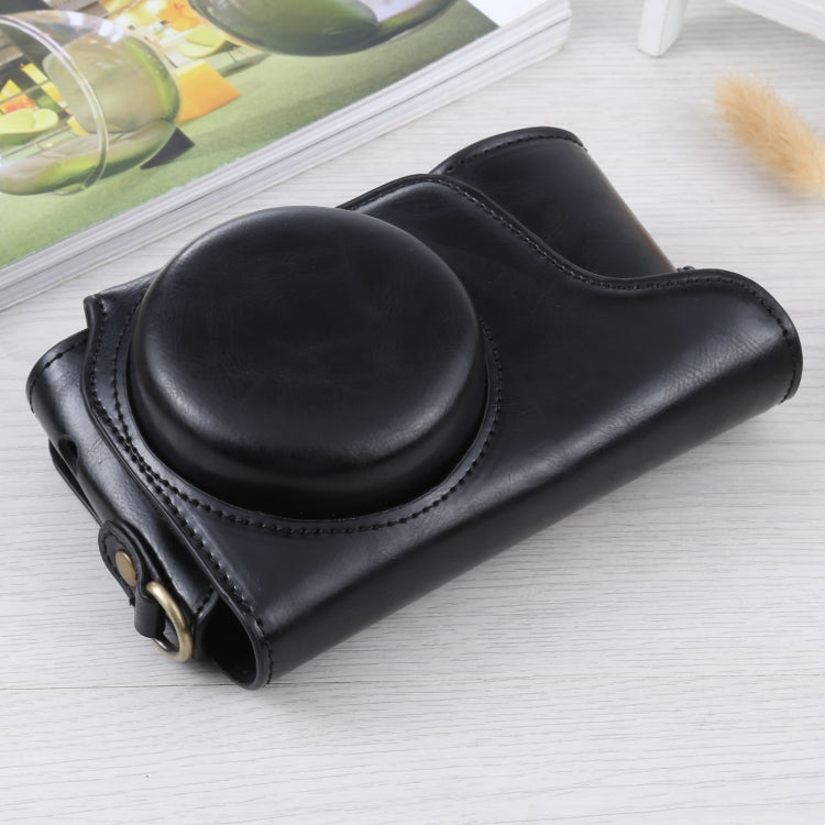 กระเป๋ากล้องหนัง PU แบบเต็มตัวพร้อมสายคล้องสำหรับกล้อง Samsung Galaxy EK-GC100 / EK-GC110 / EK-GC200, For Samsung Galaxy Camera EK-GC200, For Samsung Galaxy Camera EK-GC100