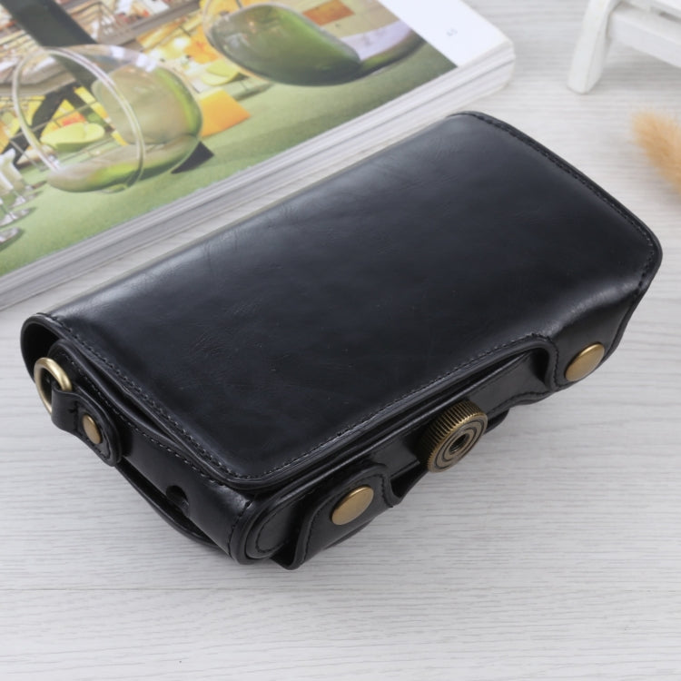 กระเป๋ากล้องหนัง PU แบบเต็มตัวพร้อมสายคล้องสำหรับกล้อง Samsung Galaxy EK-GC100 / EK-GC110 / EK-GC200, For Samsung Galaxy Camera EK-GC200, For Samsung Galaxy Camera EK-GC100