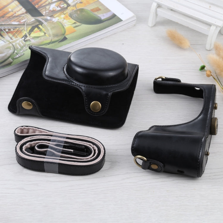 กระเป๋ากล้องหนัง PU แบบเต็มตัวพร้อมสายคล้องสำหรับกล้อง Samsung Galaxy EK-GC100 / EK-GC110 / EK-GC200, For Samsung Galaxy Camera EK-GC200, For Samsung Galaxy Camera EK-GC100
