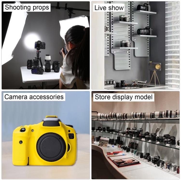 สำหรับ Canon EOS 7D Non-Working Fake Dummy 70-200 เลนส์กล้อง DSLR รุ่น Photo Studio Props พร้อมสายคล้อง, For Canon 7D (70-200 Lens)