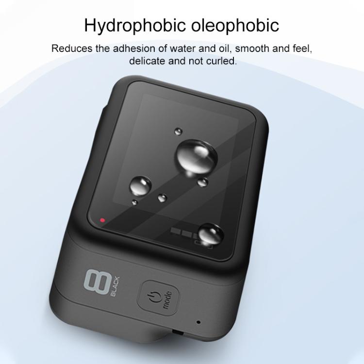 สำหรับ GoPro HERO8 Black เลนส์กล้อง HD ฟิล์มป้องกัน + จอแสดงผล LCD HD ตัวป้องกันหน้าจอ