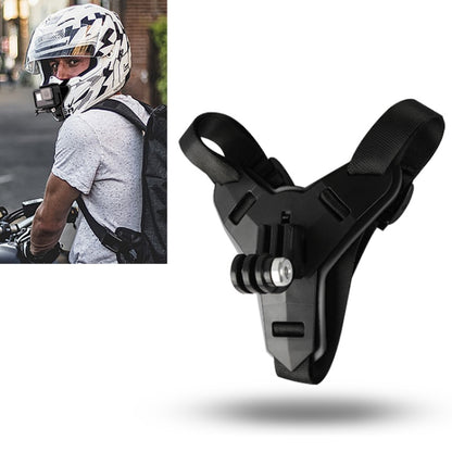 เข็มขัดติดหมวกกันน็อคสำหรับ GoPro Hero11 สีดำ / HERO10 สีดำ / 9 สีดำ / 8 สีดำ / 7 / 6 / 5 / 5 เซสชัน / 4 เซสชัน / 4 /3+ / 3 /2 /1, DJI Osmo Action และกล้องแอ็คชั่นอื่น ๆ
