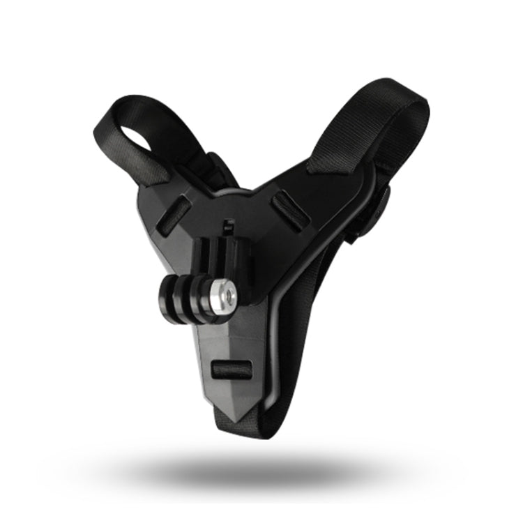 เข็มขัดติดหมวกกันน็อคสำหรับ GoPro Hero11 สีดำ / HERO10 สีดำ / 9 สีดำ / 8 สีดำ / 7 / 6 / 5 / 5 เซสชัน / 4 เซสชัน / 4 /3+ / 3 /2 /1, DJI Osmo Action และกล้องแอ็คชั่นอื่น ๆ