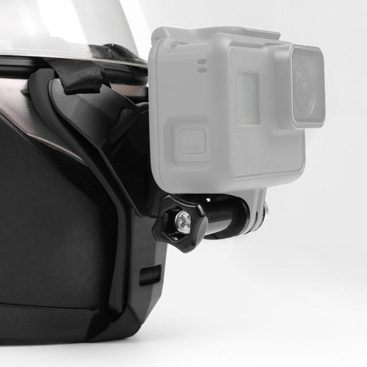 เข็มขัดติดหมวกกันน็อคสำหรับ GoPro Hero11 สีดำ / HERO10 สีดำ / 9 สีดำ / 8 สีดำ / 7 / 6 / 5 / 5 เซสชัน / 4 เซสชัน / 4 /3+ / 3 /2 /1, DJI Osmo Action และกล้องแอ็คชั่นอื่น ๆ