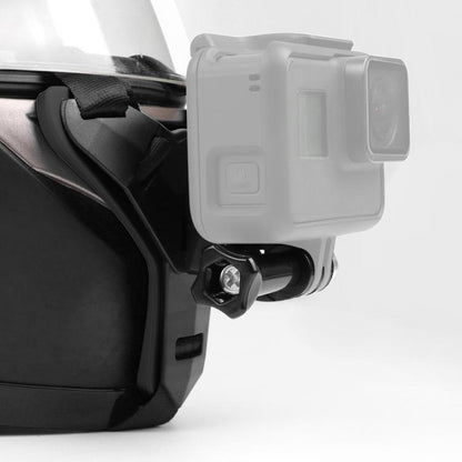 เข็มขัดติดหมวกกันน็อคสำหรับ GoPro Hero11 สีดำ / HERO10 สีดำ / 9 สีดำ / 8 สีดำ / 7 / 6 / 5 / 5 เซสชัน / 4 เซสชัน / 4 /3+ / 3 /2 /1, DJI Osmo Action และกล้องแอ็คชั่นอื่น ๆ