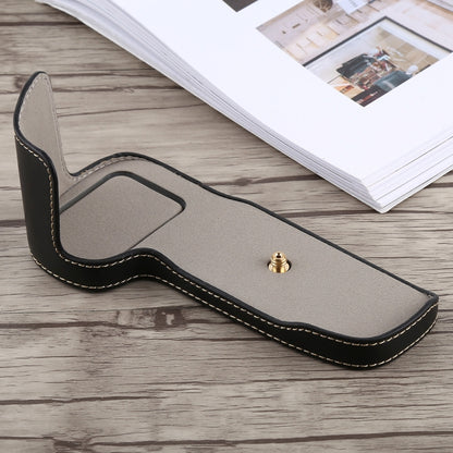 1/4 นิ้วด้ายหนัง PU กล้อง ฐานครึ่งเคสสำหรับ Canon EOS 5D Mark IV / 5D Mark III, For Canon 5D4