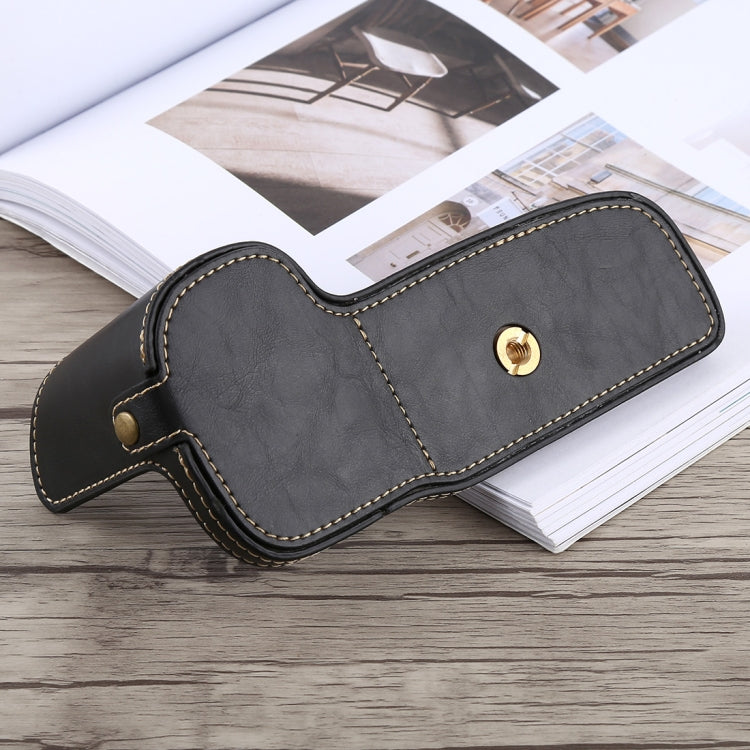 1/4 นิ้วด้ายหนัง PU กล้อง ฐานครึ่งเคสสำหรับ Canon EOS 5D Mark IV / 5D Mark III, For Canon 5D4