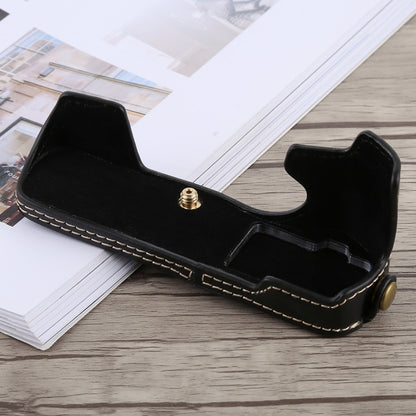 1/4 นิ้วด้ายหนัง PU กล้อง Half Case Base สำหรับ Olympus EM5 / EM5 Mark II, For Olympus EM5