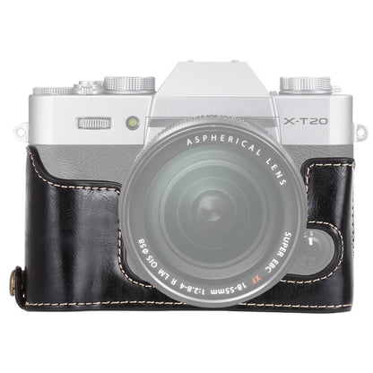 1/4 นิ้วกระทู้กล้องหนัง PU ครึ่งกรณีฐานสำหรับ FUJIFILM X-T10 / X-T20, For FUJIFILM XT10, For FUJIFILM  XT10