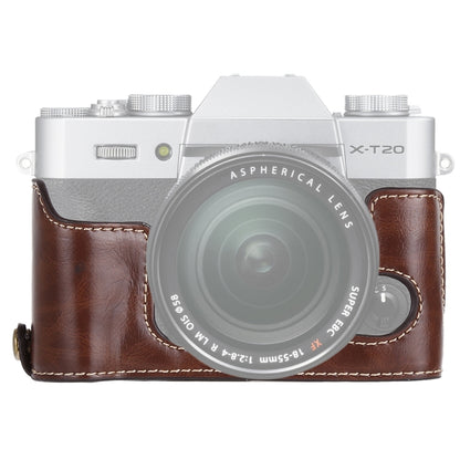 1/4 นิ้วกระทู้กล้องหนัง PU ครึ่งกรณีฐานสำหรับ FUJIFILM X-T10 / X-T20, For FUJIFILM XT10, For FUJIFILM  XT10