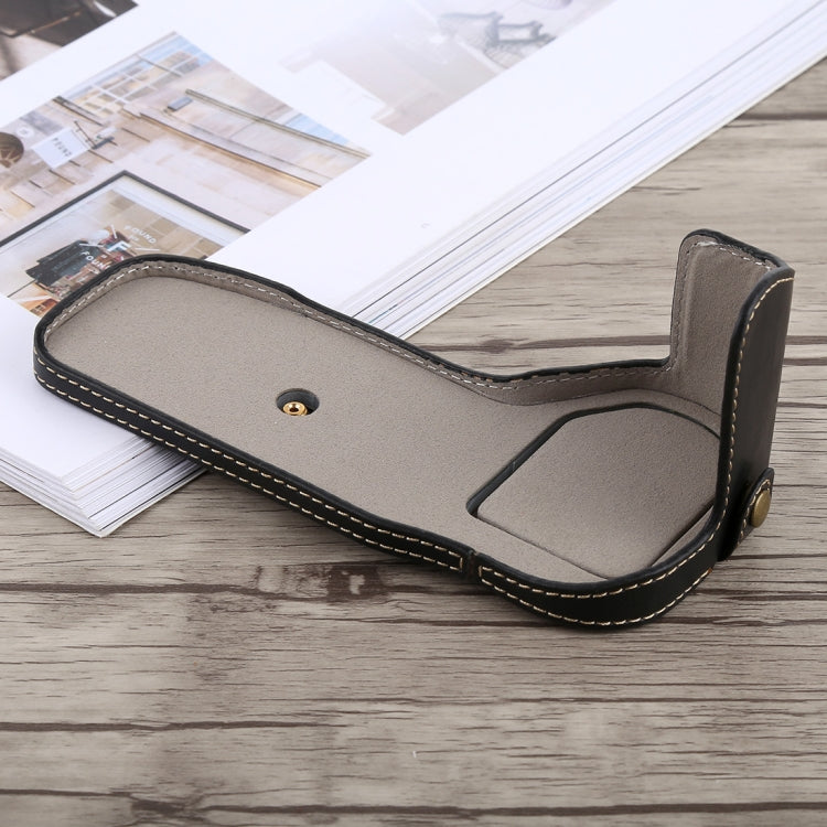 1/4 นิ้วด้ายหนัง PU กล้อง ฐานครึ่งเคสสำหรับ Canon EOS 6D / 6D Mark II, For Canon 6D2