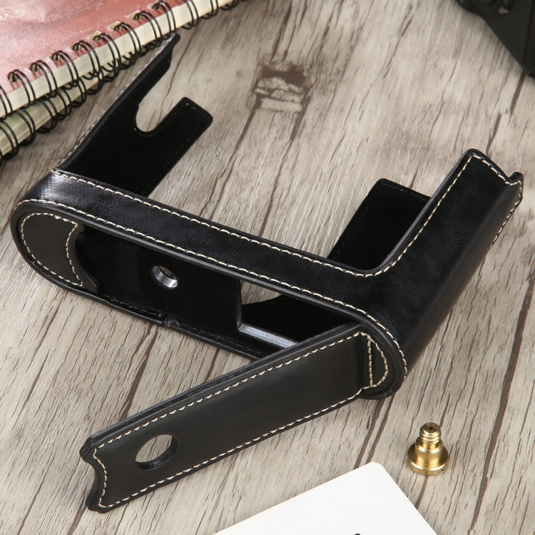 1/4 นิ้วด้ายกล้องหนัง PU ครึ่งเคสสำหรับ Leica Q (Typ 116), For Leica Q