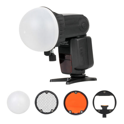 TRIOPO TR-08 แฟลช Speedlite แม่เหล็กรังผึ้งชุดซอฟต์บ็อกซ์พร้อมฟิลเตอร์สีแม่เหล็ก 4 ชิ้น, TR-08