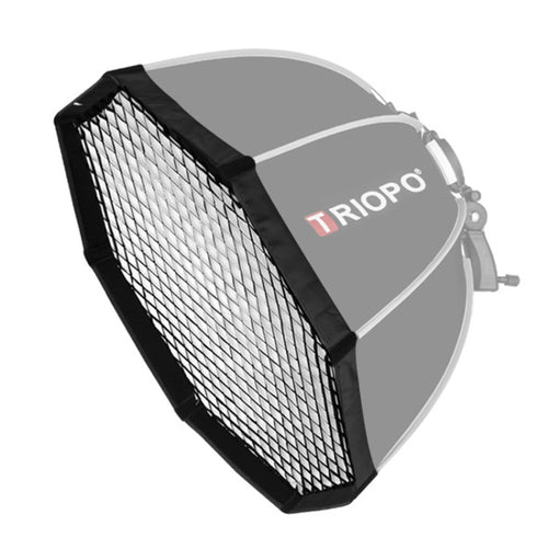 TRIOPO S120 เส้นผ่านศูนย์กลาง 120 ซม.ตารางรังผึ้งแปดเหลี่ยม Softbox Reflector Diffuser สำหรับสตูดิโอแฟลช Speedlite Softbox, Diameter 120cm