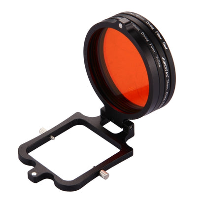ตัวกรองเลนส์ดำน้ำสีเหลือง + แดง + ม่วง 58 มม. สำหรับ GoPro HERO7 Black / 6/5, 58mm 3-color Diving Lens