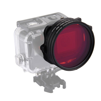 ตัวกรองเลนส์ดำน้ำสีเหลือง + แดง + ม่วง 58 มม. สำหรับ GoPro HERO7 Black / 6/5, 58mm 3-color Diving Lens
