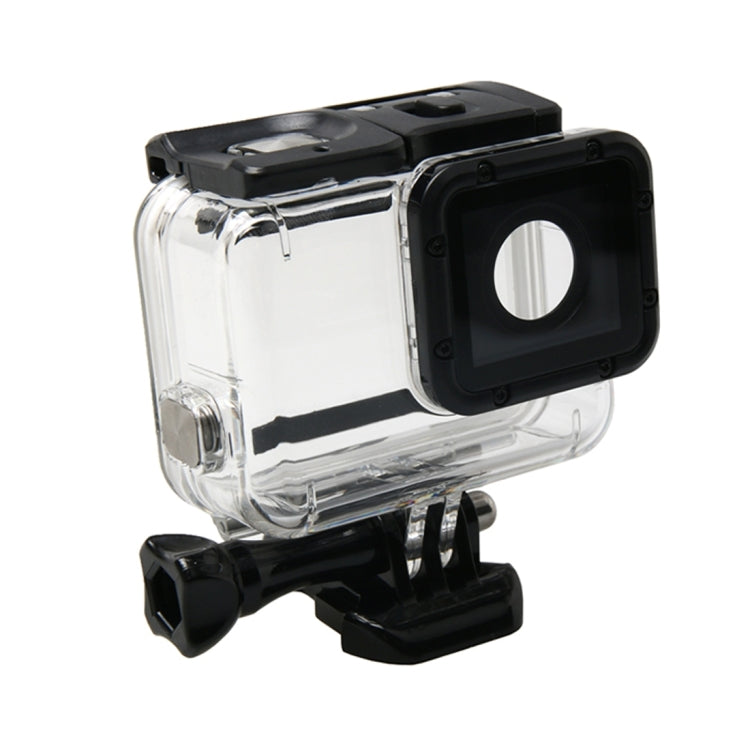สำหรับ GoPro HERO6 / 5 กล่องป้องกันที่อยู่อาศัยกันน้ำ + ฝาหลังกลวงพร้อมหัวเข็มขัดและสกรูพื้นฐาน, Waterproof Housing