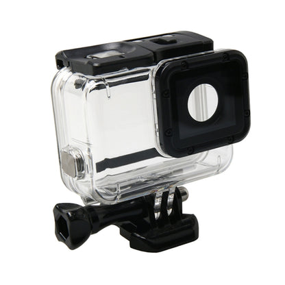 สำหรับ GoPro HERO6 / 5 กล่องป้องกันที่อยู่อาศัยกันน้ำ + ฝาหลังกลวงพร้อมหัวเข็มขัดและสกรูพื้นฐาน, Waterproof Housing