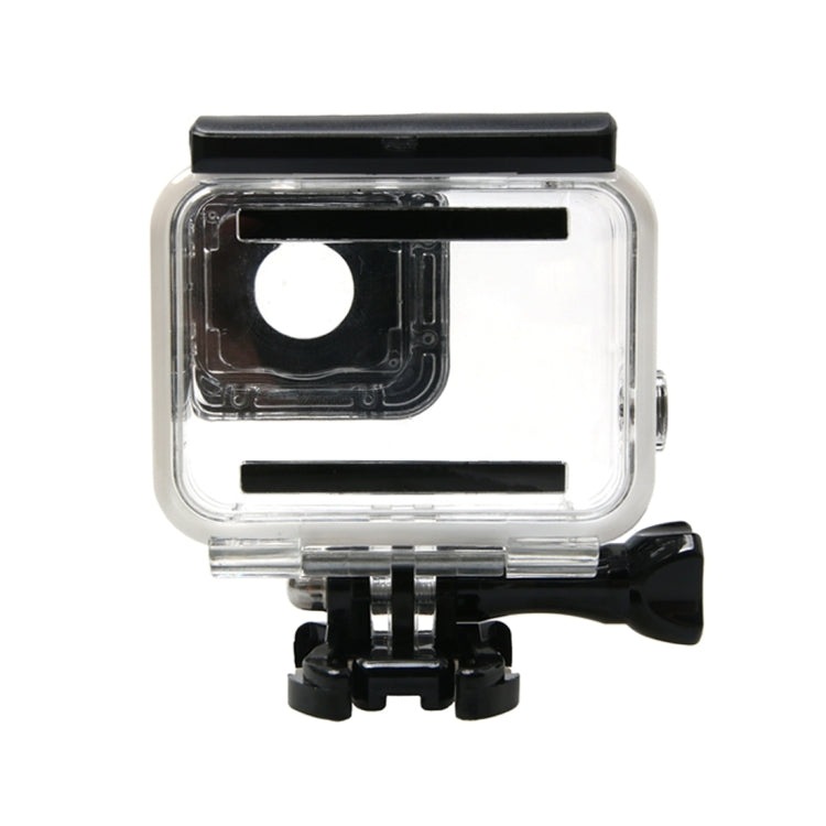 สำหรับ GoPro HERO6 / 5 กล่องป้องกันที่อยู่อาศัยกันน้ำ + ฝาหลังกลวงพร้อมหัวเข็มขัดและสกรูพื้นฐาน, Waterproof Housing