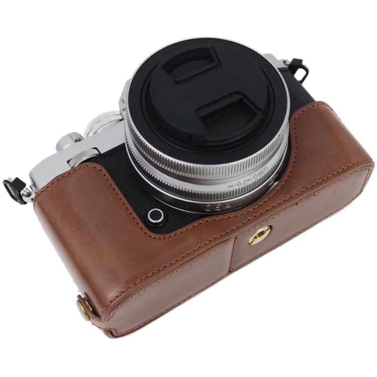 1/4 นิ้วด้าย PU กล้องหนังครึ่งเคสสำหรับ Nikon Z fc, For Nikon Z fc