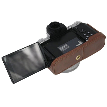 1/4 นิ้วด้าย PU กล้องหนังครึ่งเคสสำหรับ Nikon Z fc, For Nikon Z fc