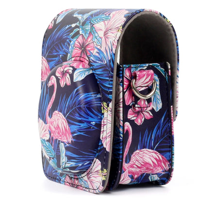 Flamingo รูปแบบ PU หนังป้องกันกระเป๋ากล้องสำหรับ FUJIFILM Instax Mini90 กล้อง, Flamingo