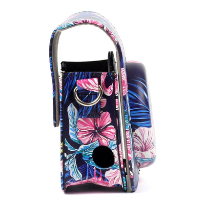 Flamingo รูปแบบ PU หนังป้องกันกระเป๋ากล้องสำหรับ FUJIFILM Instax Mini90 กล้อง, Flamingo